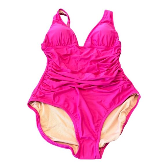 J. Crew Ruched V-Neck One Piece Suit Size 10 - Picture 5 of 8